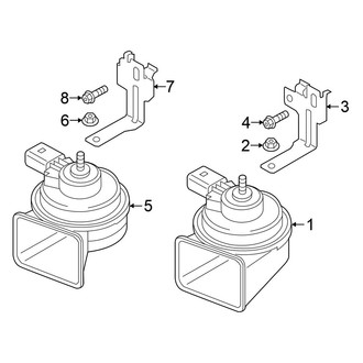 Volkswagen OE - Electrical - Horn (SE / SEL / SEL Premium R-Line / SEL R-Line)