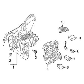Volkswagen OE - Electrical - Fuse & Relay (Cabin Compartment)