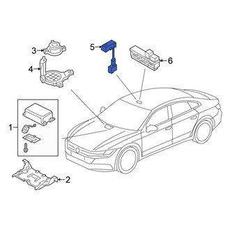 Volkswagen OE - Navigation Microphone