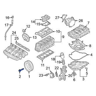 Volkswagen OE - Engine Harmonic Balancer Bolt