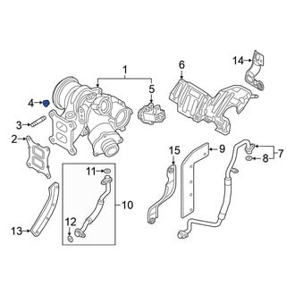 Volkswagen OE - Turbocharger Nut