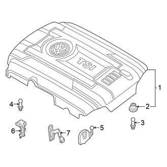 Volkswagen OE - Engine / Transaxle - Engine Appearance Cover