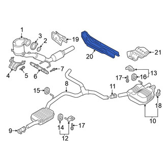 Volkswagen OE - Center Floor Pan Heat Shield