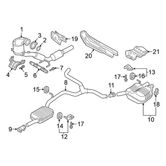 Volkswagen OE - Exhaust System - Exhaust Components