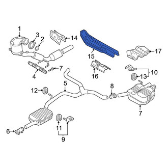 Volkswagen OE - Center Floor Pan Heat Shield