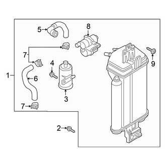 Volkswagen OE - Emission System - Emission Components (SE / SEL / SEL Premium R-Line / SEL R-Line)