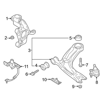 Volkswagen OE - Front Suspension - Suspension Components (SE / SE R-Line / SEL / SEL Premium / SEL Premium R-Line / SEL R-Line)
