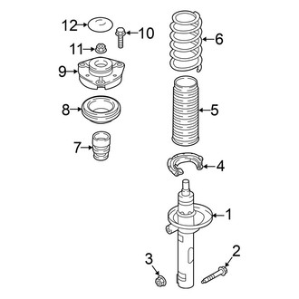 Volkswagen OE - Front Suspension - Struts & Components