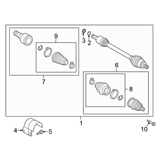 Volkswagen OE - Front Suspension - Drive Axles (FWD)