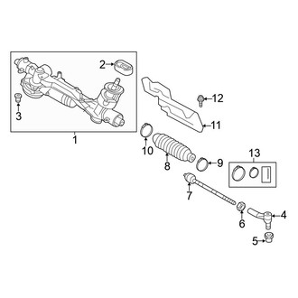 Volkswagen OE - Steering Gear & Linkage - Steering Gear