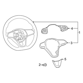 Volkswagen OE - Steering Wheel & Trim (SEL R-Line)