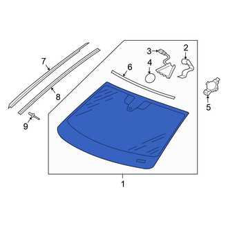 Volkswagen OE - Front Windshield