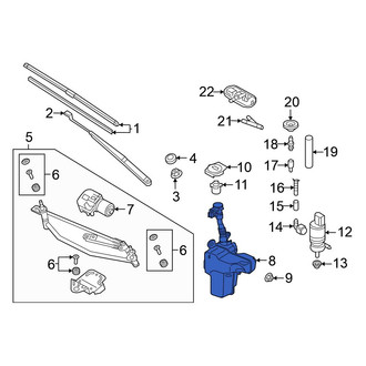 Volkswagen OE - Washer Fluid Reservoir
