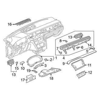 Volkswagen OE - Instrument Panel Components