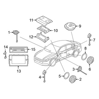 Volkswagen OE - Instrument Panel - Sound System