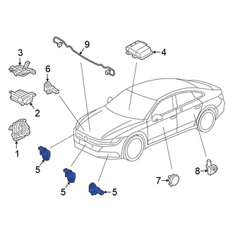 Volkswagen OE - Front Air Bag Impact Sensor