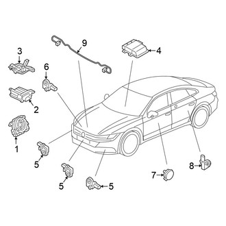 Volkswagen OE - Restraint Systems - Air Bag Components (Modules and Sensors)