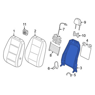 Volkswagen OE - Front Left Seat Back Frame