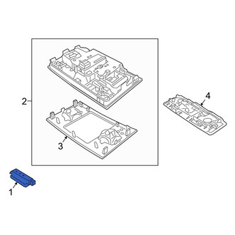 Volkswagen OE - Sun Visor Light