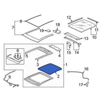 Volkswagen OE - Sunroof Frame Seal