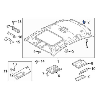 Volkswagen OE - Headliner Clip