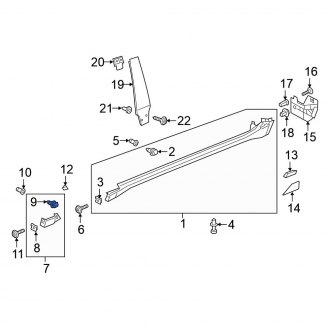 Volkswagen Rocker Panel Hardware | Fasteners, Clips, Brackets — CARiD.com