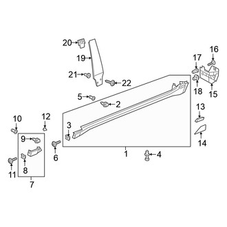 Volkswagen OE - Pillars, Rocker & Floor - Exterior Trim