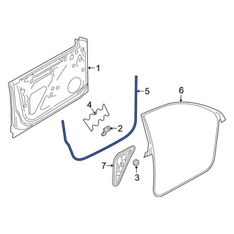 Volkswagen OE - Door Shell Seal