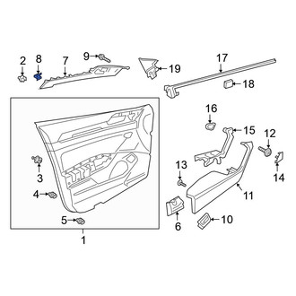 Volkswagen OE - Front Inner Interior Door Handle Clip