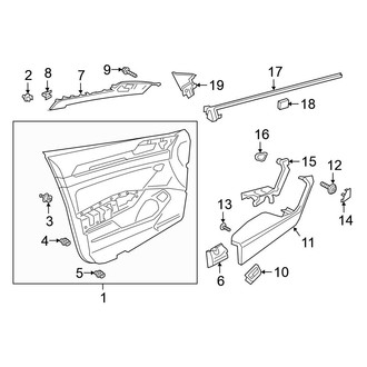 Volkswagen OE - Front Door - Interior Trim