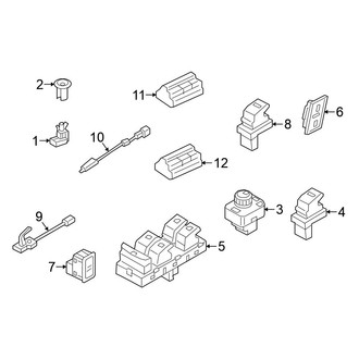 Volkswagen OE - Front Door - Electrical Components