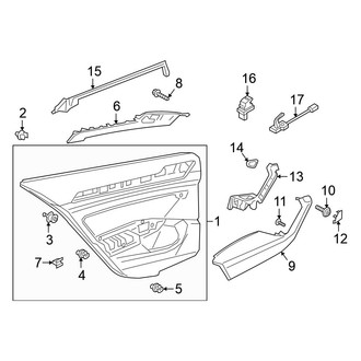 Volkswagen OE - Rear Door - Interior Trim