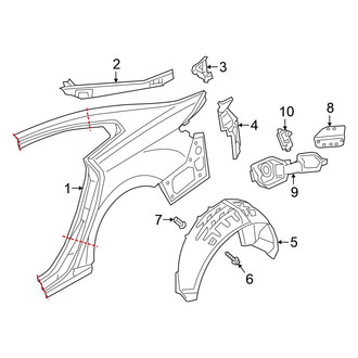 Volkswagen OE - Quarter Panel & Components