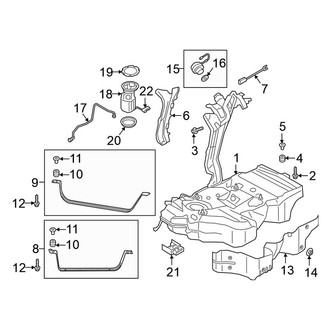 Volkswagen OE - Fuel System Components (FWD)