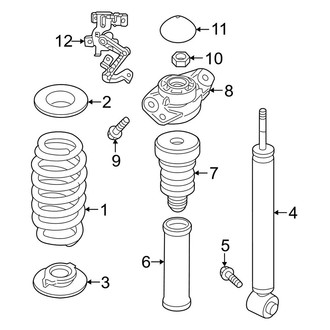 Volkswagen OE - Rear Suspension - Shocks & Components (FWD)