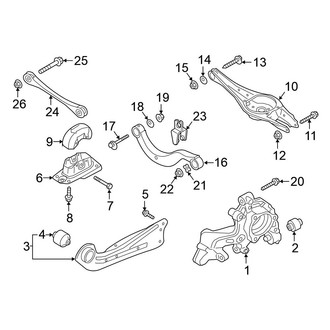 Volkswagen OE - Rear Suspension - Suspension Components (AWD)
