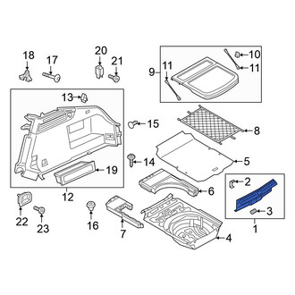 Volkswagen OE - Rear Rear Body Panel Trim Panel