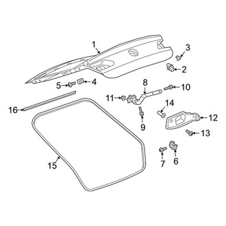 Volkswagen OE - Lift Gate - Gate & Hardware