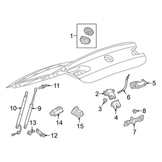 Volkswagen OE - Lift Gate - Lock & Hardware (SE R-Line / SEL Premium R-Line)