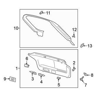 Volkswagen OE - Lift Gate - Interior Trim
