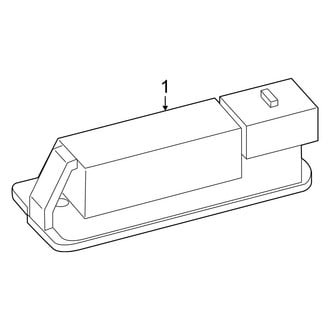 Volkswagen OE - Rear Lamps - License Lamps