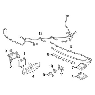 Volkswagen OE - Rear Bumper - Electrical Components