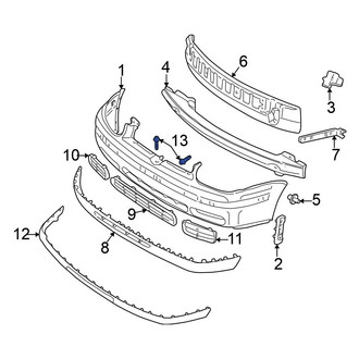 Volkswagen OE - Front Bumper Trim Bolt