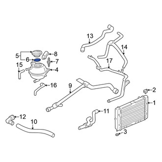 Volkswagen OE - Engine Coolant Reservoir Seal