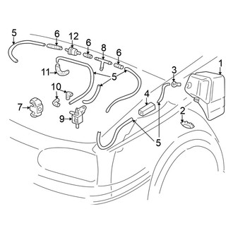 Volkswagen OE - Air Conditioner & Heater - Vacuum Controlled Components
