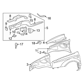 Volkswagen OE - Fender - Structural Components & Rails