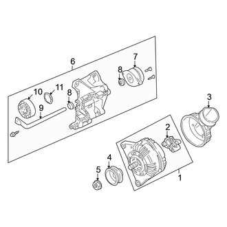 Volkswagen OE - Electrical - Alternator (GL / GLS)