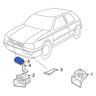 Volkswagen OE - Horn Relay