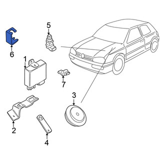 Volkswagen OE - Anti-Theft Infrared Sensor Bracket