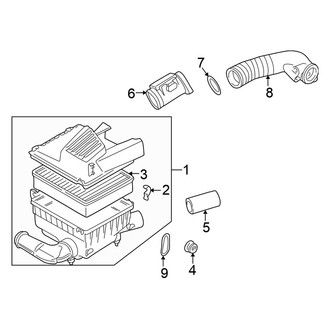 Volkswagen OE - Engine / Transaxle - Air Intake (Air Cleaner & Ducts), (2.0L)